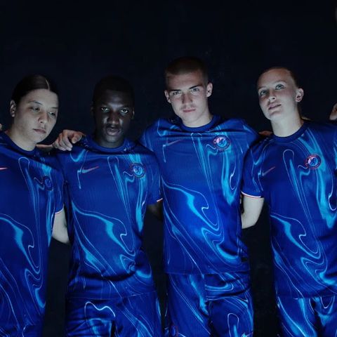 Reactions as Premier League giants Chelsea unveil 2024/25 home jersey without sponsor modeled by Palmer, Caicedo.