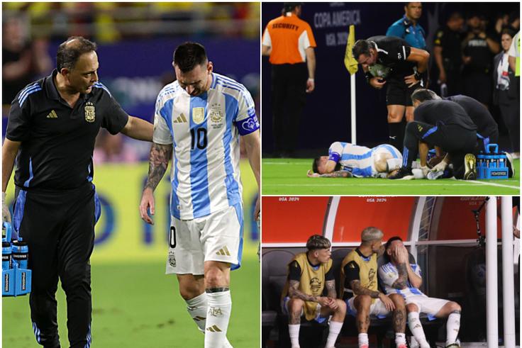 VIDEO: Lionel Messi in tears after sustaining ankle injury in Copa America final