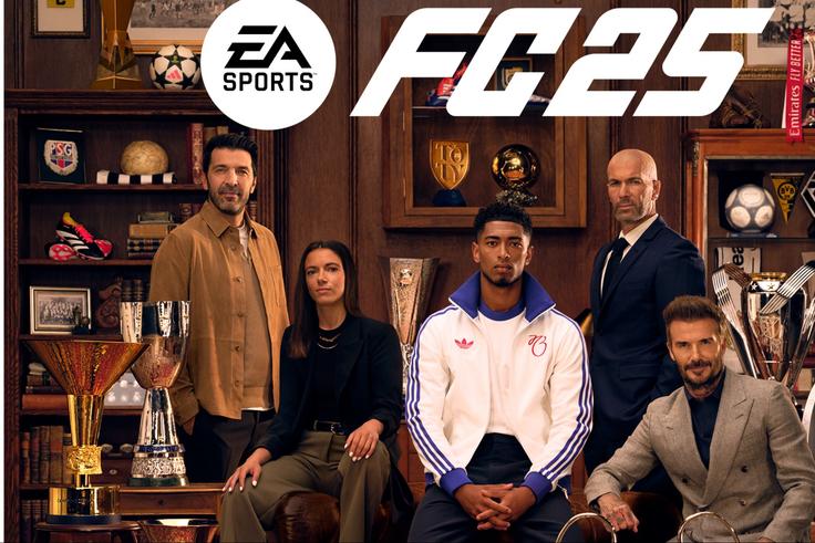 The cover stars of this year's EA FC ultimate edition are Aitana Bonmatí, Jude Bellingham, David Beckham, Gianluigi Buffon, and Zinedine Zidane.