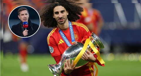 'Thanks for your support' - Marc Cucurella issues a 10-word response to Gary Neville