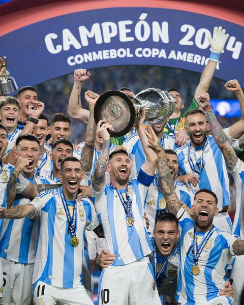 Messi is now the most decorated player of all time after Lautaro Martinez scores the winner for Argentina against Colombia to win the 2024 Copa America.