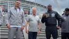Oleksandr Usyk and Daniel Dubois engage in shouting match