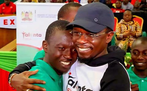 'Happiest Dad' - Ababu Namwamba Celebrates as Aldrine Kibet, Amos Wanjala Near Abroad Moves
