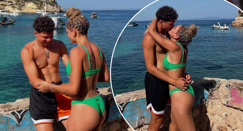 Trinity Rodman and Ben Shelton lock lips on couple’s vacation amid blossoming romance