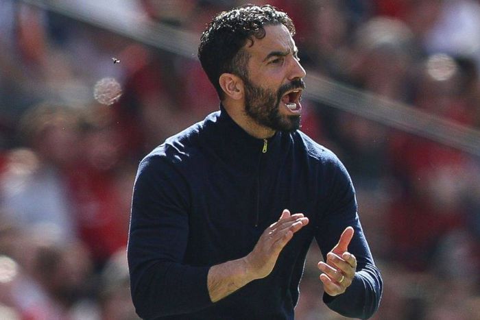 Manchester United manager Ruben Amorim