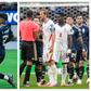 Fans in shock as Argentina and England's first half looks like a brawl