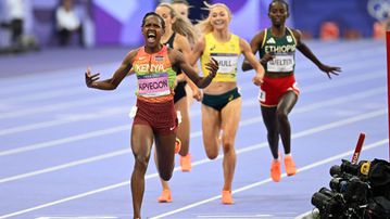 Faith Kipyegon reveals the moment she knew she had made Olympics history