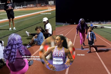 [WATCH] - Sha'Carri Richardson races fearless 4-year-old in a speed test  thrilling encounter