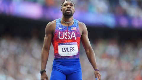 Noah Lyles' message to NBA stars who went to watch his 100m race at the Paris Olympics