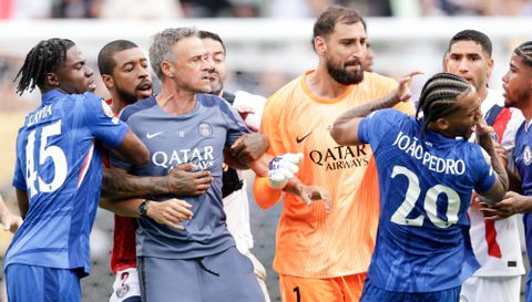 PSG’s Luis Enrique escapes punishment after slapping Chelsea player