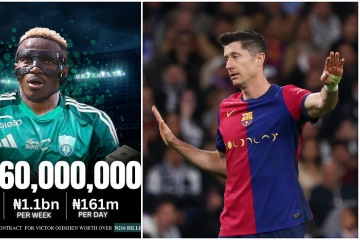 Lewandowski is the latest player to say NO to the Saudi Pro League |Pulsesports.ng