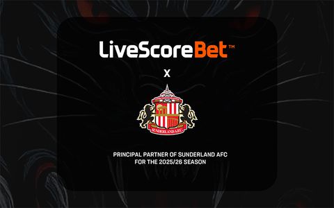 LiveScore Bet Joins Sunderland AFC as Official Sleeve Partner for 2025/26 Premier League Season