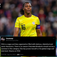 Nigerians react to Nnadozie's omission from the FIFA Women's Goalkeeper Nominees