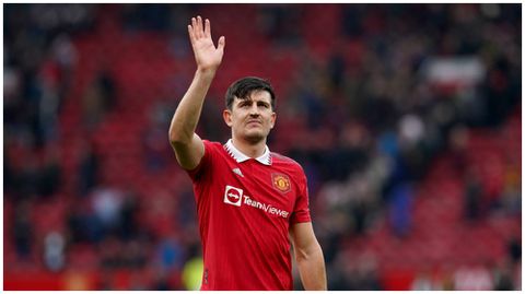 Manchester United captain Harry Maguire moved to tears as he receives MOTM award and pays tribute to fallen legend