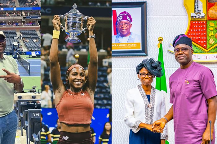 Governo Seyi Makinde explained that there is nothing stopping Oyo State from producing a star like Coco Gauff. - X/Seyi Makinde/Coco Gauff