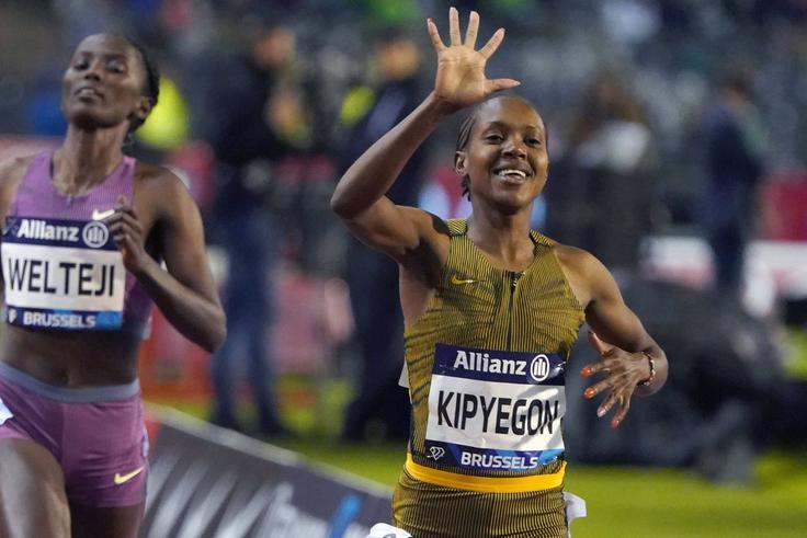 Faith Kipyegon reveals plans to close the season after clinching fifth Diamond League trophy