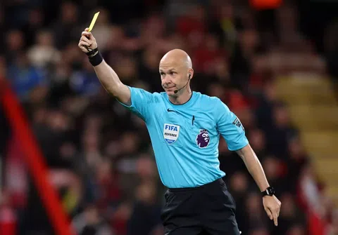 Bournemouth vs Chelsea: Referee Anthony Taylor set new record in Vitality cards show