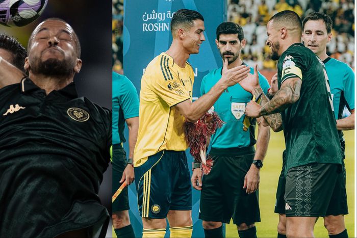 After Al Nassr defeated Al-Kholood, Super Eagles of Nigeria captain William Troost-Ekong exchanged jerseys with Cristiano Ronaldo.