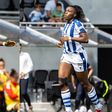 Edna Imade celebrates her 1st game for Real Sociedad in a 3-0 win against Sevilla.