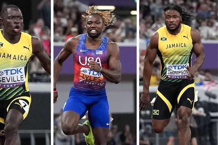Who is the fastest sprinter — Noah Lyles, Kishane Thompson, or Oblique Seville?