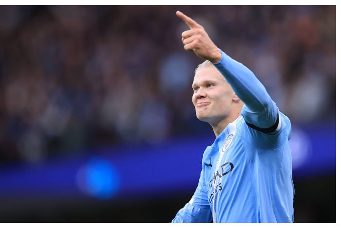 Haaland speaks of his performance against Man United