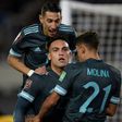 Martinez takes Argentina run to 25 unbeaten, Brazil thrash Uruguay