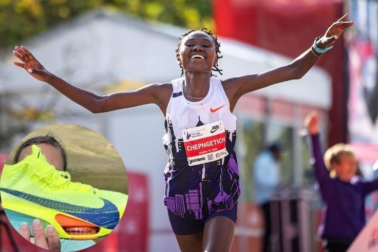 A look into the Ksh 37,000 shoe that propelled Ruth Chepng'etich to Chicago Marathon win & world record