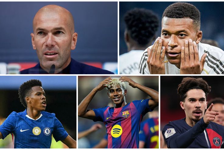 When he touches the ball — Zidane names most exciting player in football