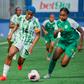 Super Falcons skipper Ajibade against Comoros. She has reassured fans she's fine after the painful injury.