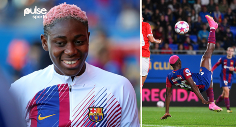 Oshoala must keep her hair dyed pink — Barcelona coach