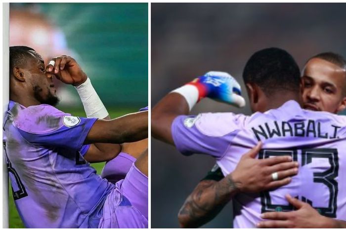 Super Eagles stars console Nwabali.