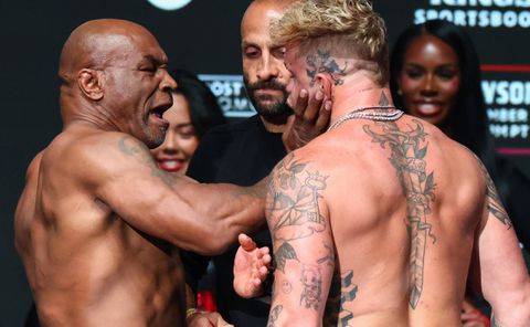 Mike Tyson SLAPS infuriated Jake Paul in final face-off ahead of Netflix bout