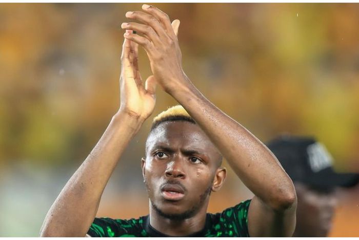 Victor Osimhen after the game.