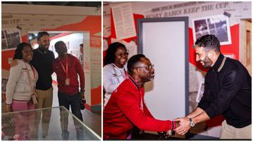 'You will enjoy this place' - Nigerian couple marks 14 years anniversary by meeting Man United’s new Bos