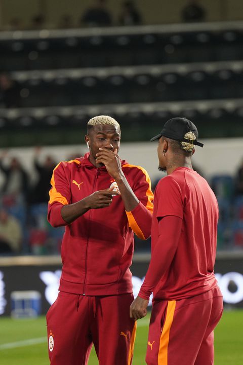 Victor Osimhen and Mario Lemina will link up at Galatasaray after the international break. (Photo Credit: Imago)