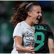 Ashleigh Plumptre has discovered her scoring boots in Saudi Arabia.