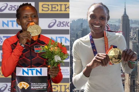 Faith Kipyegon and Hellen Obiri inducted into Museum of World Athletics