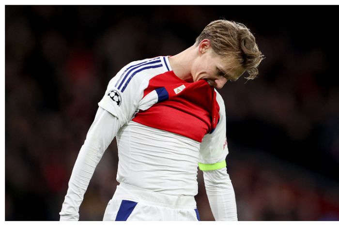 Arteta gives reason for substituting Odegaard