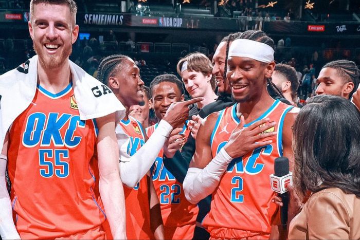 The Oklahoma City Thunder advanced to the 2024 NBA Cup Finals defeating the Houston Rockets as Shai Gilgeous-Alexander came alive with free throws.