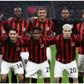 Samuel Chukwueze and AC Milan in their special kit.