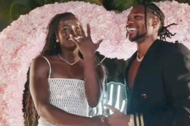 Noah Lyles and Junelle Bromfield