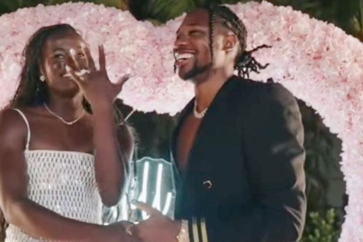 Noah Lyles and Junelle Bromfield