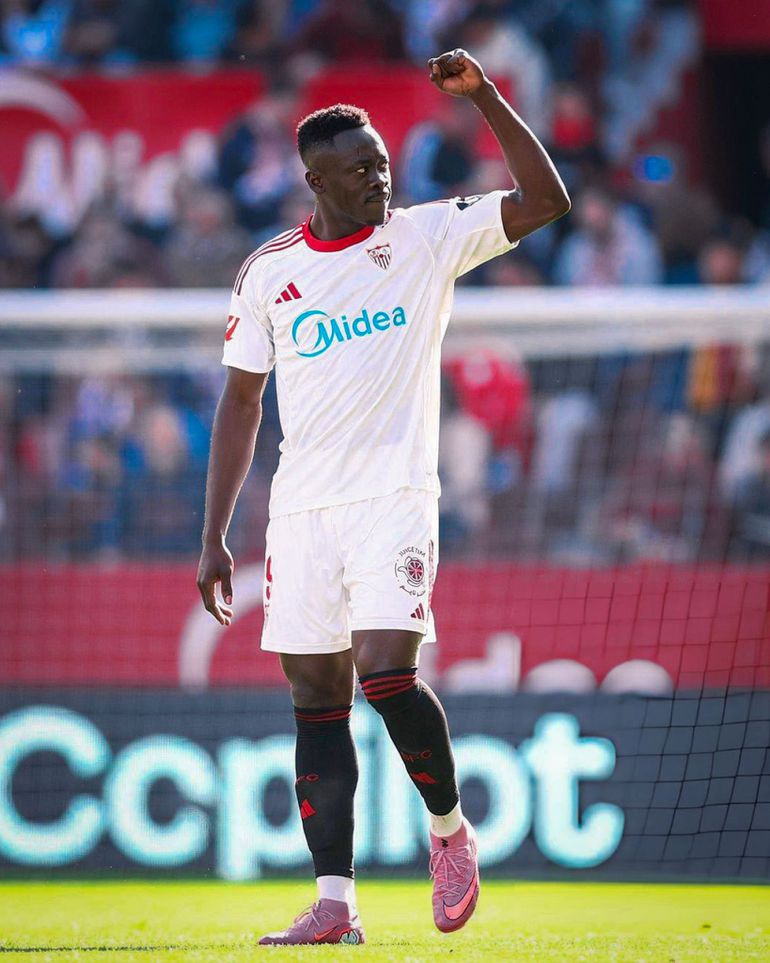 Akor Adams produced 1 goal and 2 assists for Sevilla before AFCON 2025.