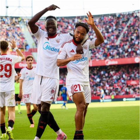 Ejuke and Akor Adams at Sevilla || Imago