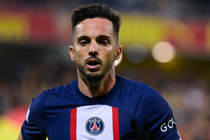 Pablo Sarabi in action for PSG