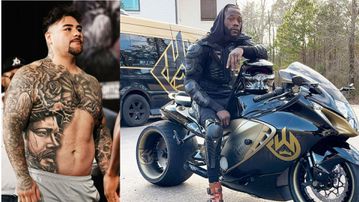Deontay Wilder shows off new bike ahead of Andy Ruiz fight