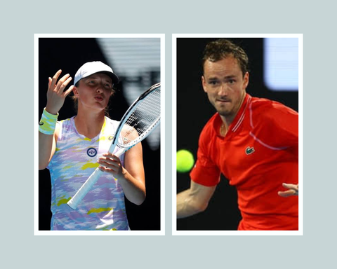 Australian Open: Swiatek and Medvedev progress easily to second round