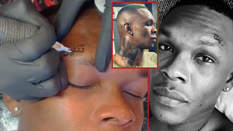 Israel Adesanya's new face and neck tattoos explained