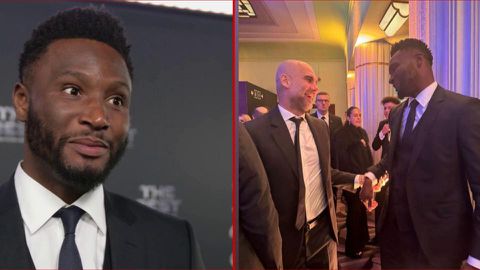 Mikel Obi links up with Ronaldo, Guardiola at FIFA THE BEST Ceremony