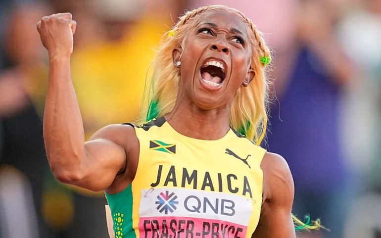 Jamaican sprint queen Shelly-Ann Fraser-Pryce is celebrating the successful launch of the marketing campaign for her new product AFIMI.